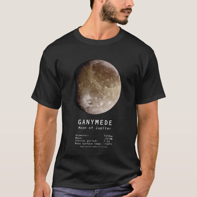 Ganymede Mond-T - Shirt (Vorderseite)