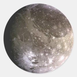 Ganymede Runder Aufkleber