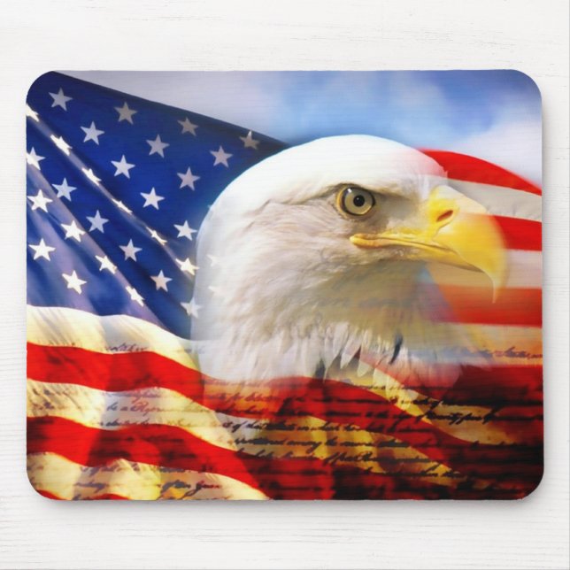 GANZ AMERIKANISCH! MOUSEPAD (Vorne)