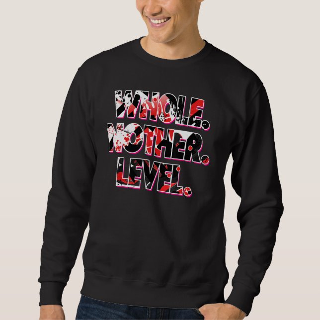 Ganz anderer Level Red Thunder 4s Sweatshirt (Vorderseite)