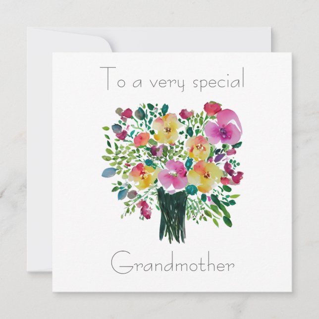 ganz besondere Großmutter (Vorderseite)