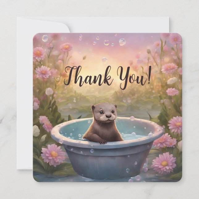 Ganz besonders Adorable Baby Dankeschön Card (Vorderseite)