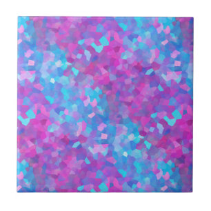 Ganz eigenhändig geschriebes Glitzern-Muster Fliese