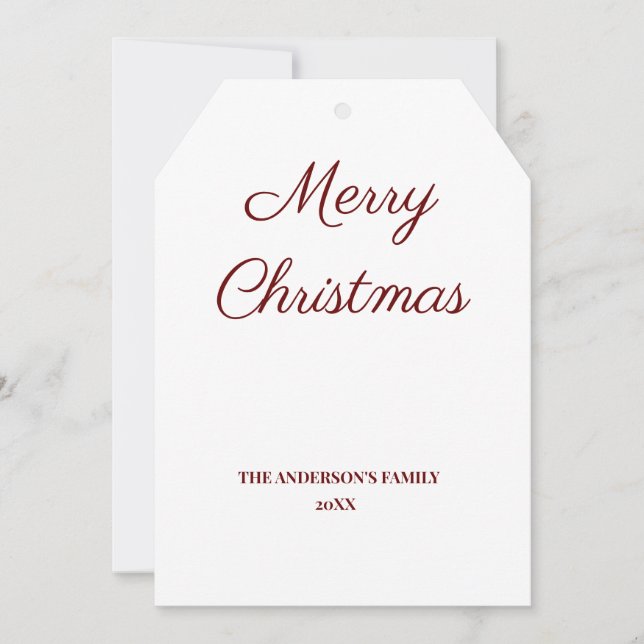 ganz einfach hinzufügen Ihre Text Weihnachten pers (Vorderseite)