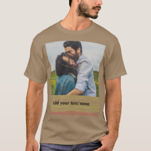 ganz einfach Ihren Namen Foto Aquarell h T-Shirt