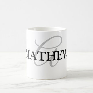 ganz einfach Ihren Namen MONOGRAM TRAUZEUGE hinzuf Kaffeetasse