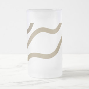 ganz einfach Ihren Namen MONOGRAM TRAUZEUGE hinzuf Mattglas Bierglas