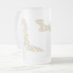 ganz einfach Ihren Namen MONOGRAM TRAUZEUGE hinzuf Mattglas Bierglas
