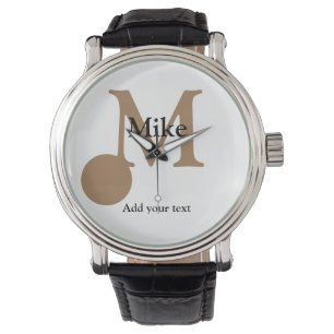 ganz einfach Ihren Namen MONOGRAM TRAUZEUGE W Armbanduhr