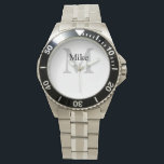 ganz einfach Ihren Namen MONOGRAM TRAUZEUGE W Armbanduhr<br><div class="desc">Gestaltung</div>