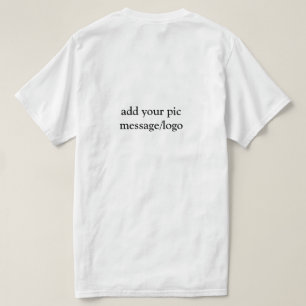 ganz einfach Ihren Namen MONOGRAM TRAUZEUGEN hinzu T-Shirt