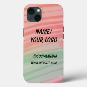 ganz einfach, um Ihren Logo-Namen Wasserfarbe Case-Mate iPhone Hülle
