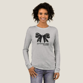 Ganz im Stil eingewickelt – Chic-Minimalist-Krawat Tri-Blend Shirt