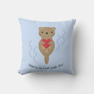 Ganz in Liebe mit Ihnen Otter Kissen