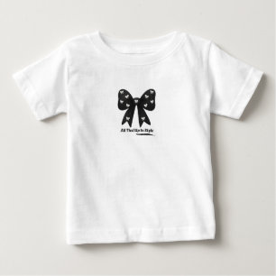 Ganz in Stil gebunden – Chic minimalistisches Bow- Baby T-shirt