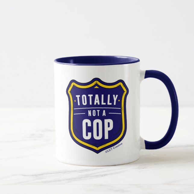 Ganz kein Polizist Tasse (Rechts)