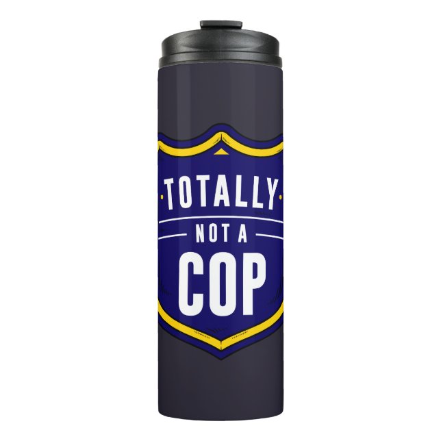 Ganz kein Polizist Thermosbecher (Vorderseite)