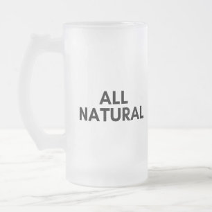 ganz natürlich mattglas bierglas