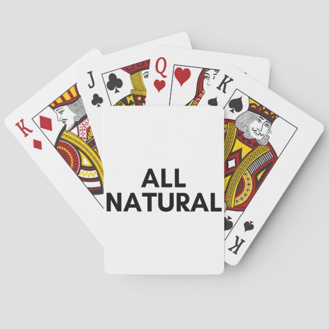 ganz natürlich spielkarten (Rückseite)