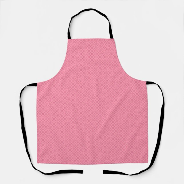 Ganz rosa auf rosa Küche Schürze (Vorderseite)