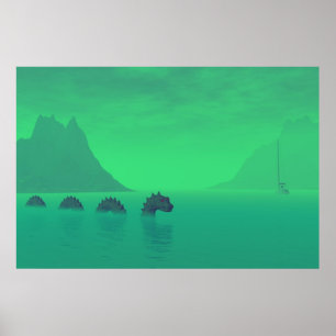 "Ganz ruhig im Loch" Poster