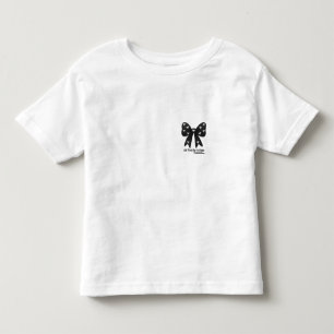Ganz Stilvoll Gebunden – Chic-Minimalistisches-Sch Kleinkind T-shirt