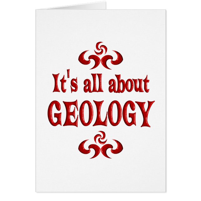 GANZ ÜBER GEOLOGIE (Vorne)