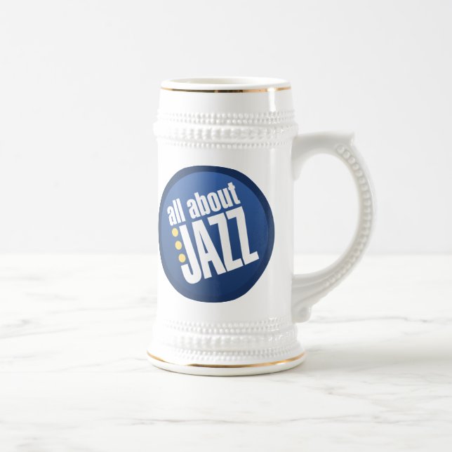 Ganz über Jazz-Tasse Bierglas (Rechts)