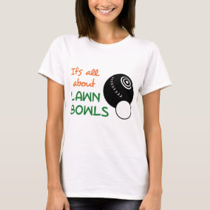 Ganz über Rasen-Schüsseln T-Shirt