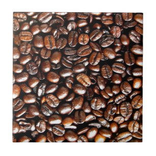 Ganze Bohnen-Kaffee-Muster Fliese