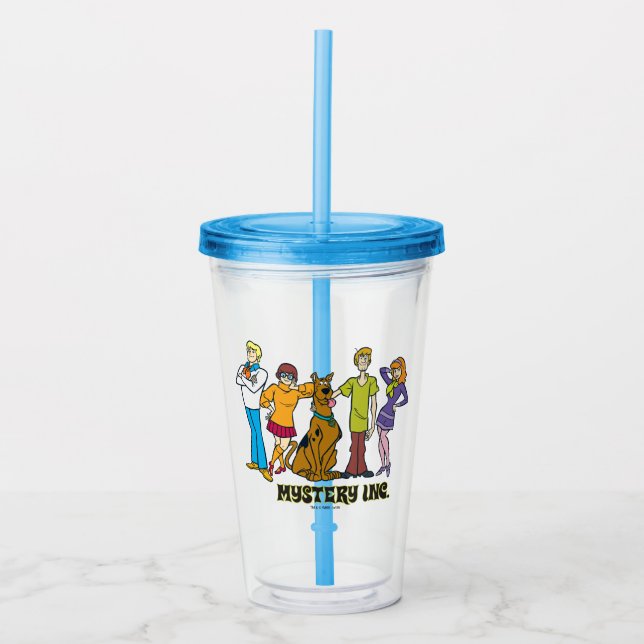Ganze Gang 12 Mystery Inc. Acryltrinkbecher (Vorderseite)
