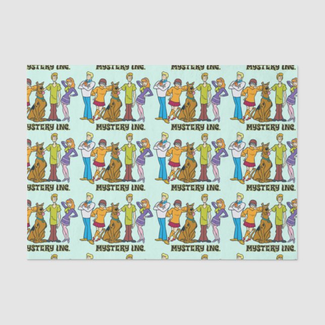 Ganze Gang 12 Mystery Inc. Seidenpapier (Vorderseite)