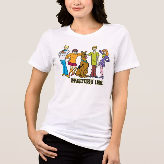 Ganze Gang 12 Mystery Inc. Tri-Blend Shirt (Vorderseite)