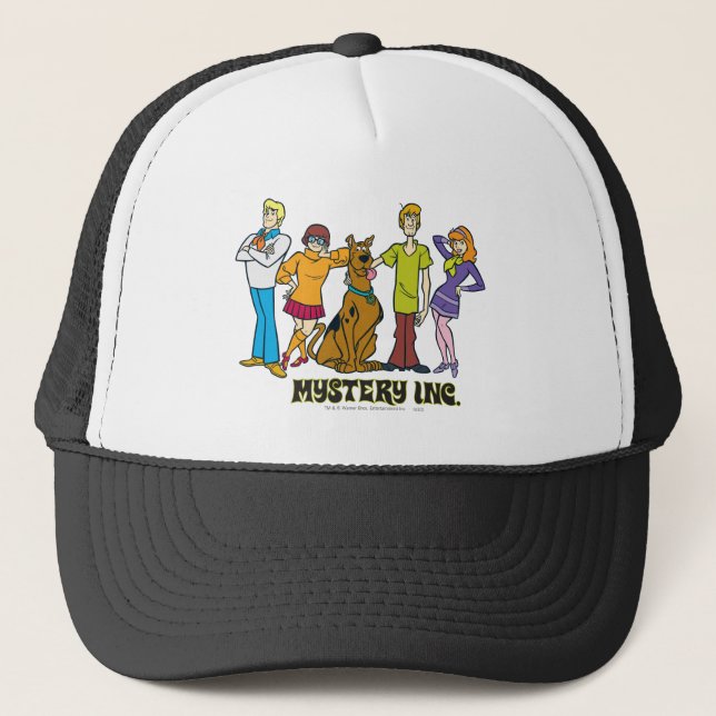 Ganze Gang 12 Mystery Inc. Truckerkappe (Vorderseite)