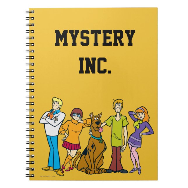 Ganze Gang 14 Mystery Inc. Notizblock (Vorderseite)