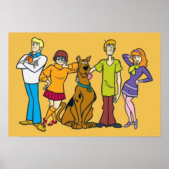 Ganze Gang 14 Mystery Inc. Poster (Vorne)