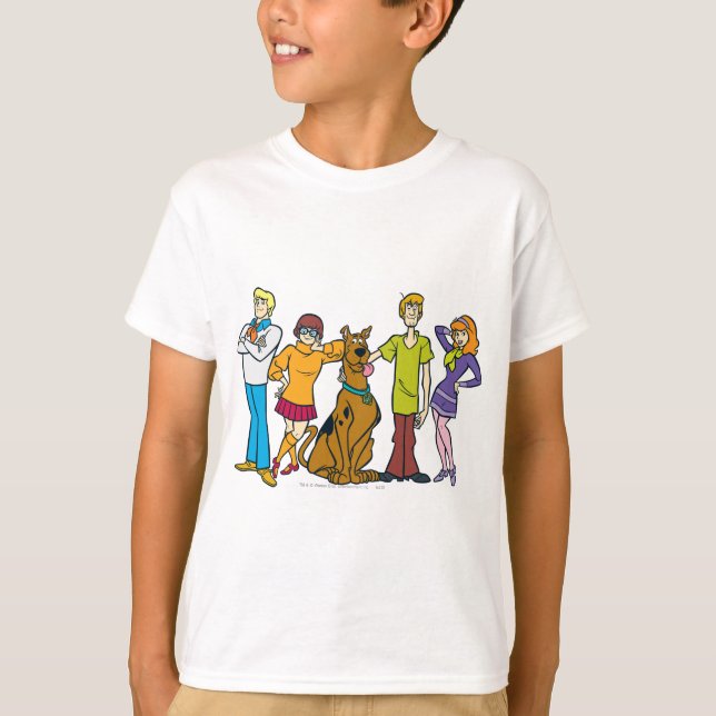 Ganze Gang 14 Mystery Inc. T-Shirt (Vorderseite)