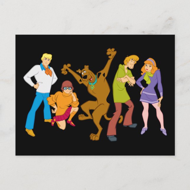 Ganze Gang 16 Mystery Inc. Postkarte (Vorderseite)