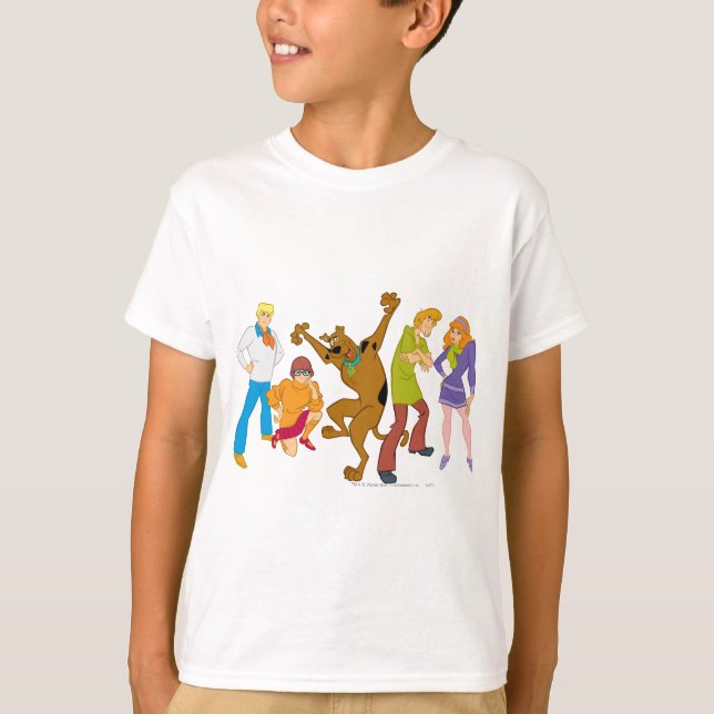 Ganze Gang 16 Mystery Inc. T-Shirt (Vorderseite)