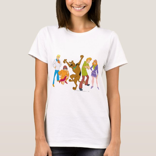 Ganze Gang 16 Mystery Inc. T-Shirt (Vorderseite)