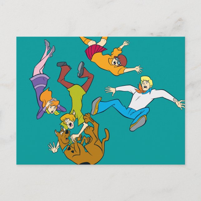 Ganze Gang 17 Mystery Inc. Postkarte (Vorderseite)