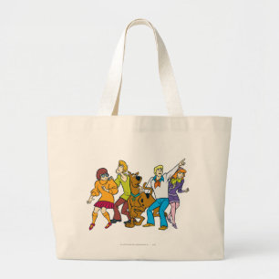 Ganze Gruppe 13 Mystery Inc Jumbo Stoffbeutel