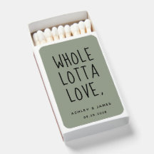GANZE LOTTA LIEBE Sage Green Wedding