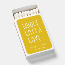 GANZE LOTTA LIEBE Senf Gelbe Hochzeit