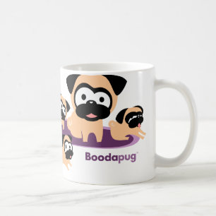 Ganze Lotta-Möpse (lila) Kaffeetasse
