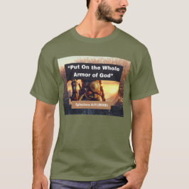 Ganze Rüstung Gottes - Kurzschläfer Grüner T - Shi T-Shirt