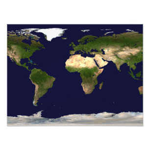 Ganze Welt - Planet Erde Fotodruck