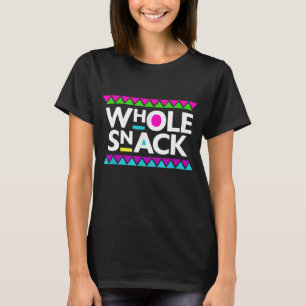Ganzer Snack! dick Oberschenkel kurves schwarzes F T-Shirt