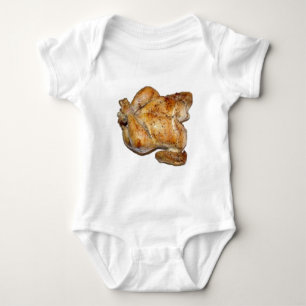 Ganzes geröstetes Hühnchen Baby Strampler