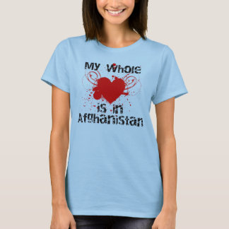 Ganzes Herz (Afghanistan, Rot) T-Shirt